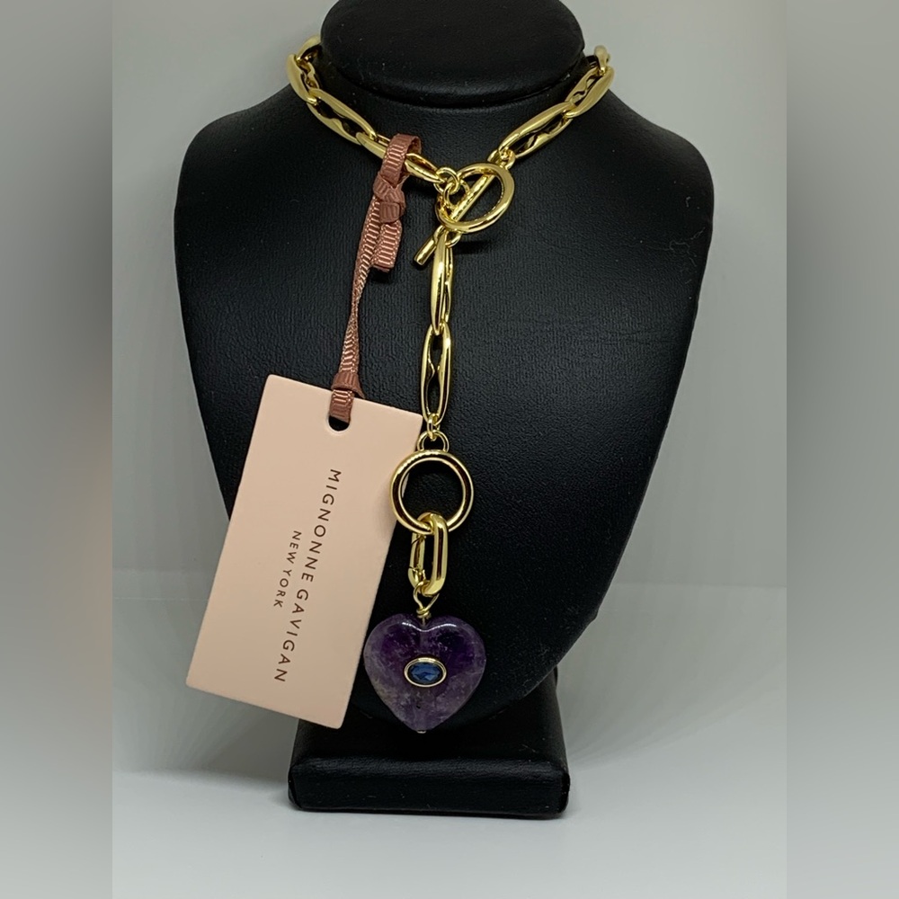 Brand New with Tag Mignonne Gavigan Edyth Heart Necklace
